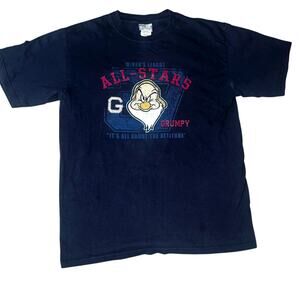 Vintage Disney Store Grumpy Dwarf graphic adult t shirt size medium